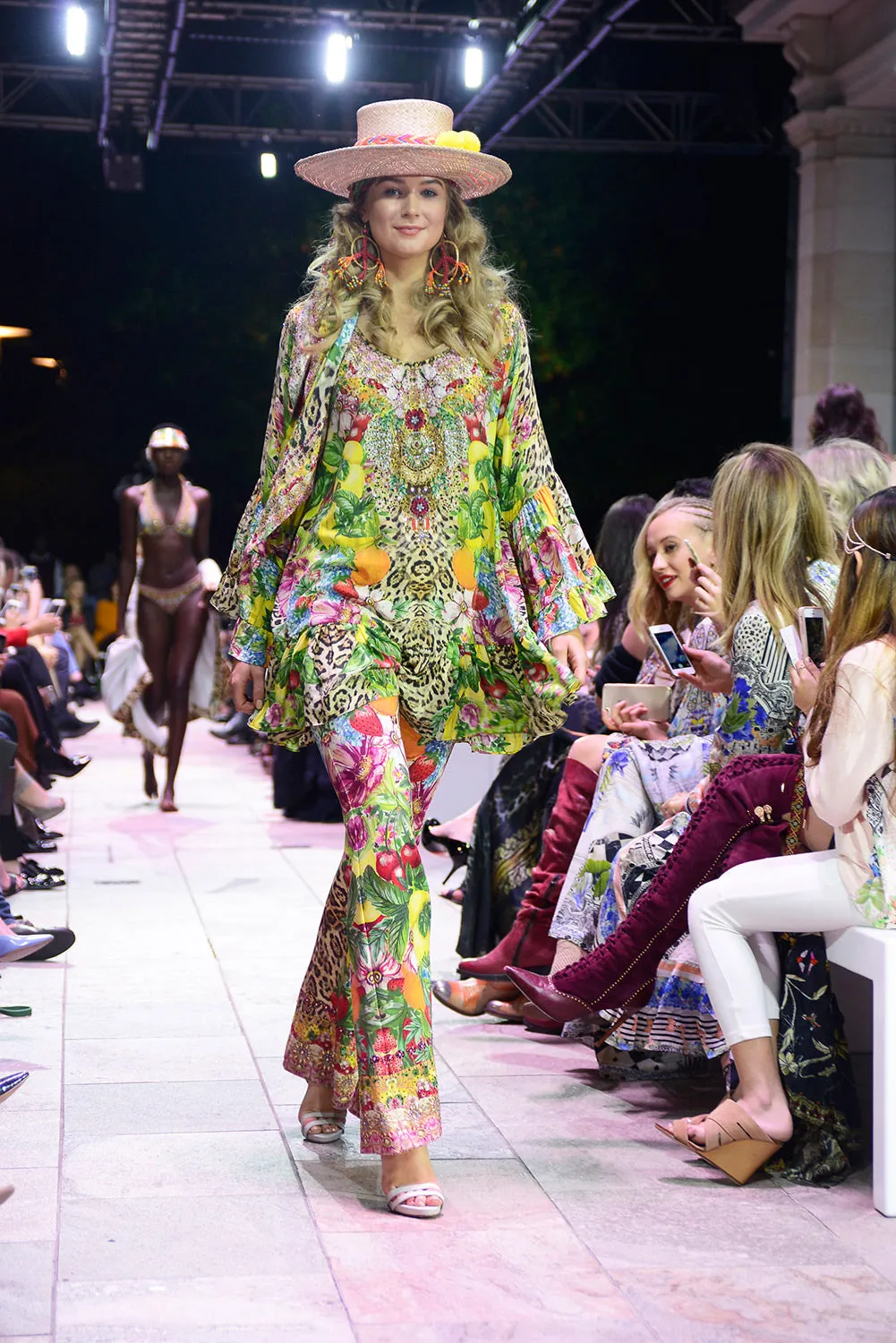 A LINE FRILL DRESS COOL CAT