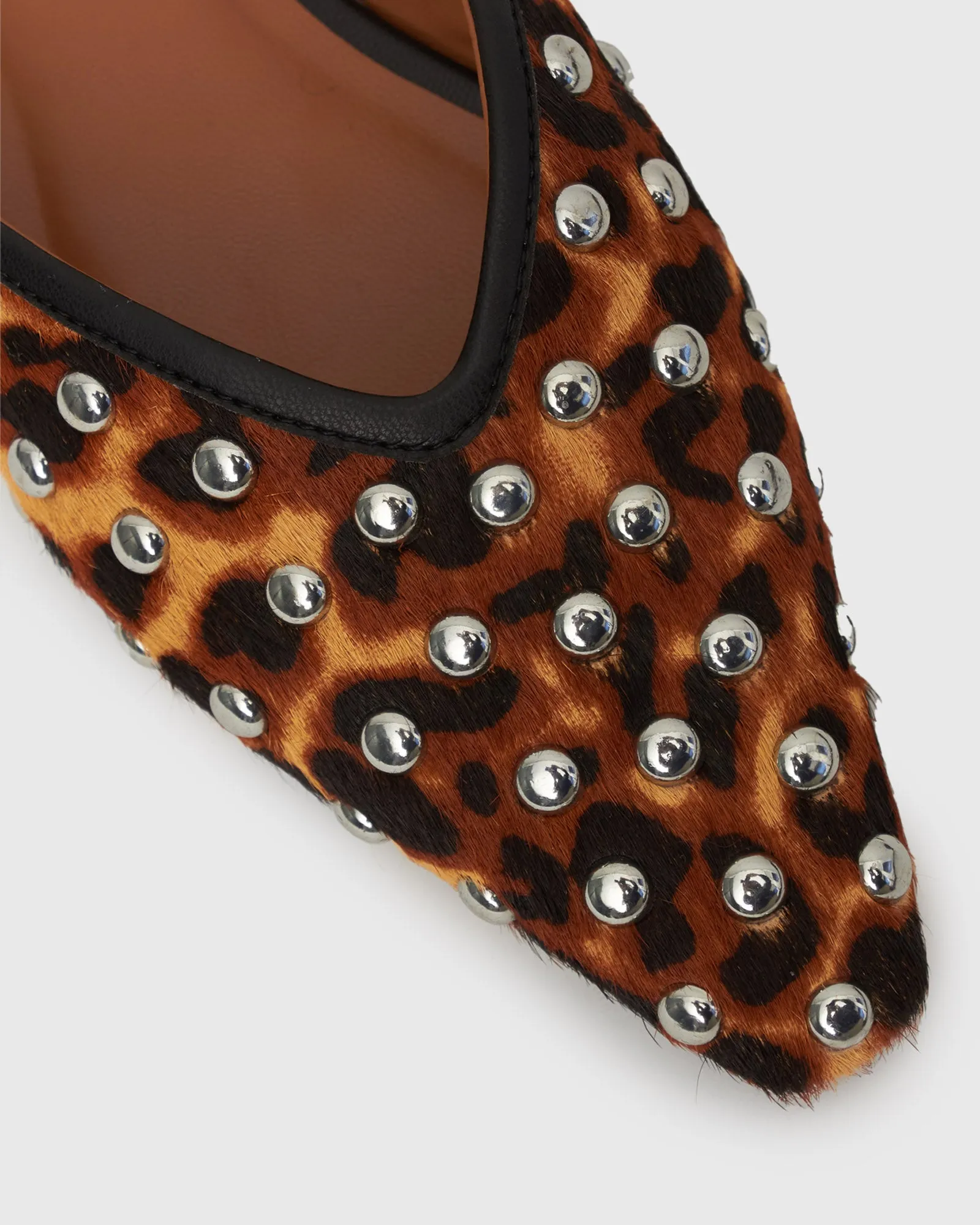 ADLEY Studded Flat Mules