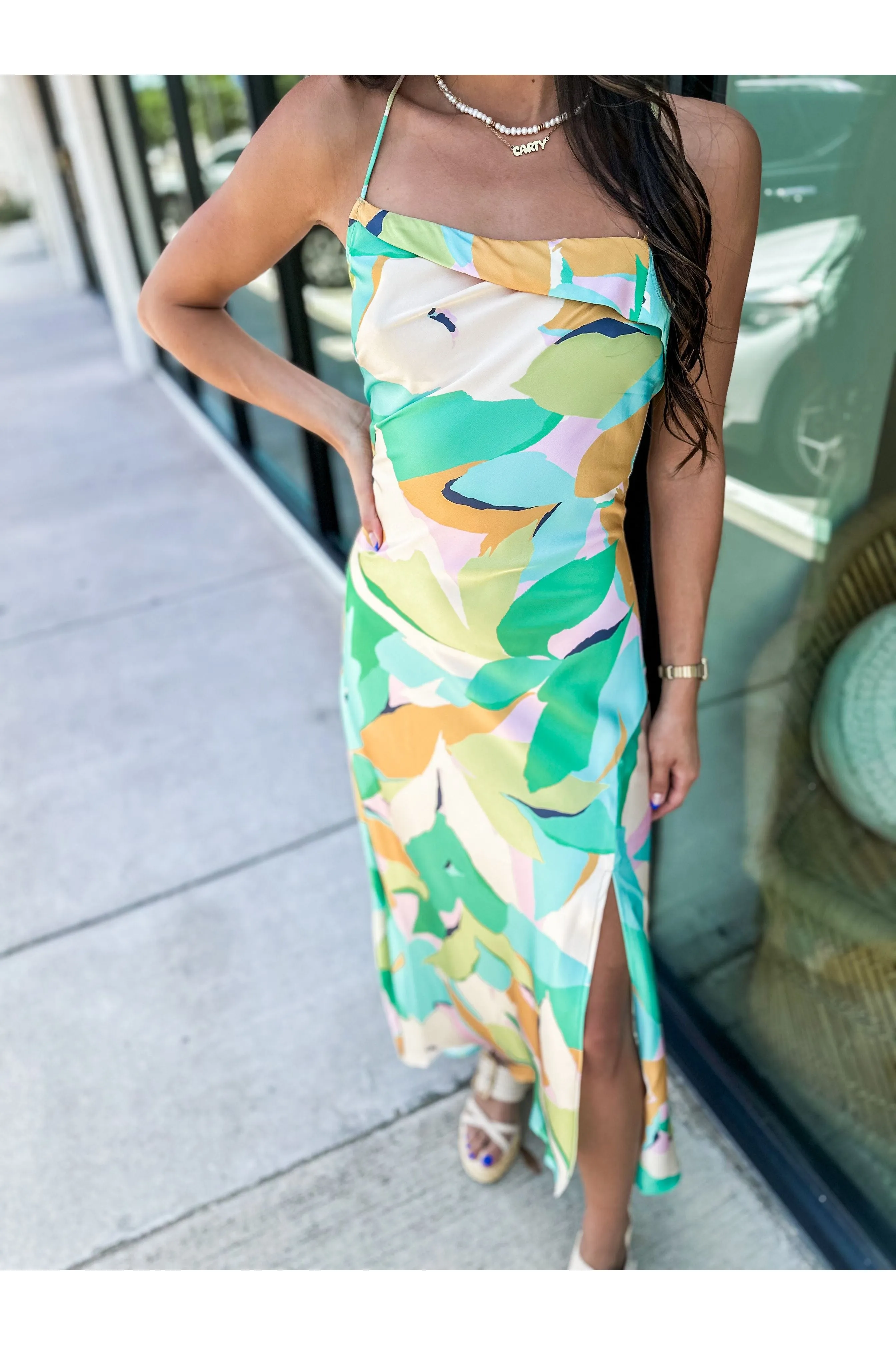 Afternoon Splendor Midi Dress