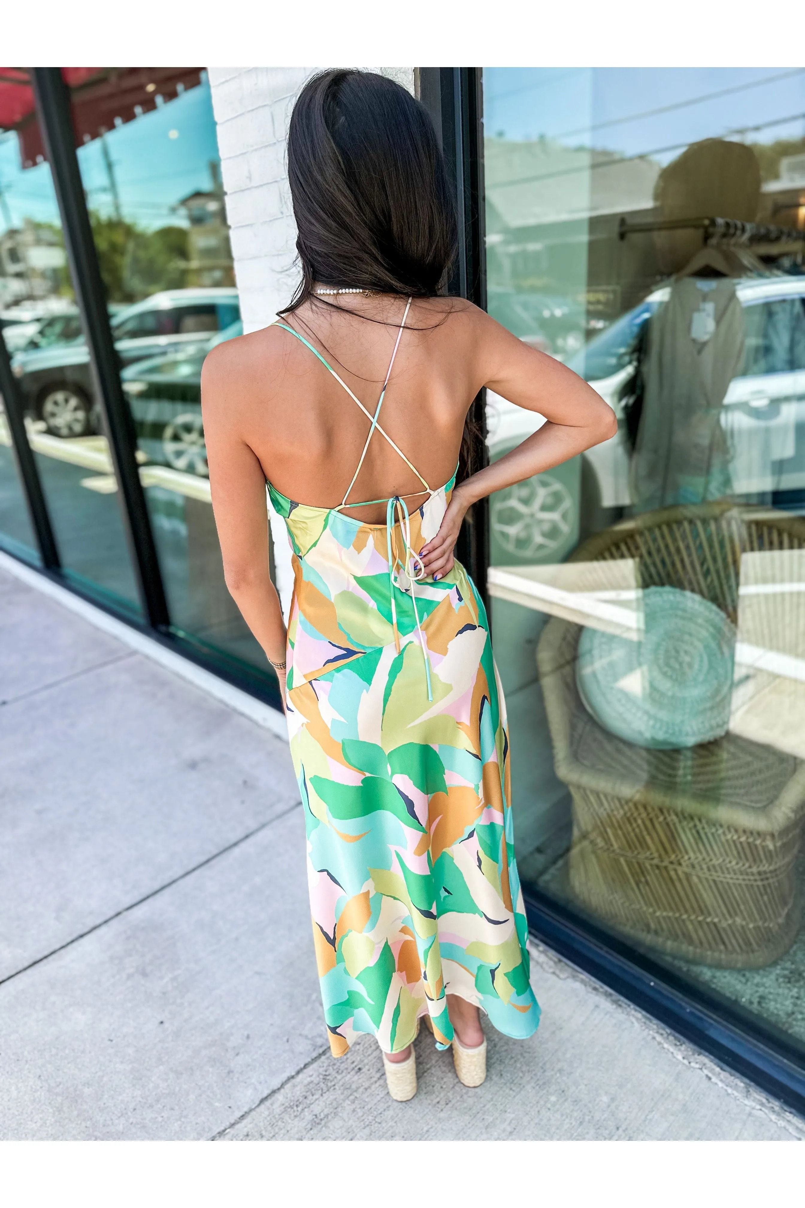 Afternoon Splendor Midi Dress