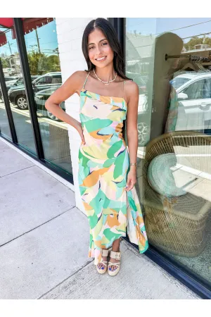 Afternoon Splendor Midi Dress