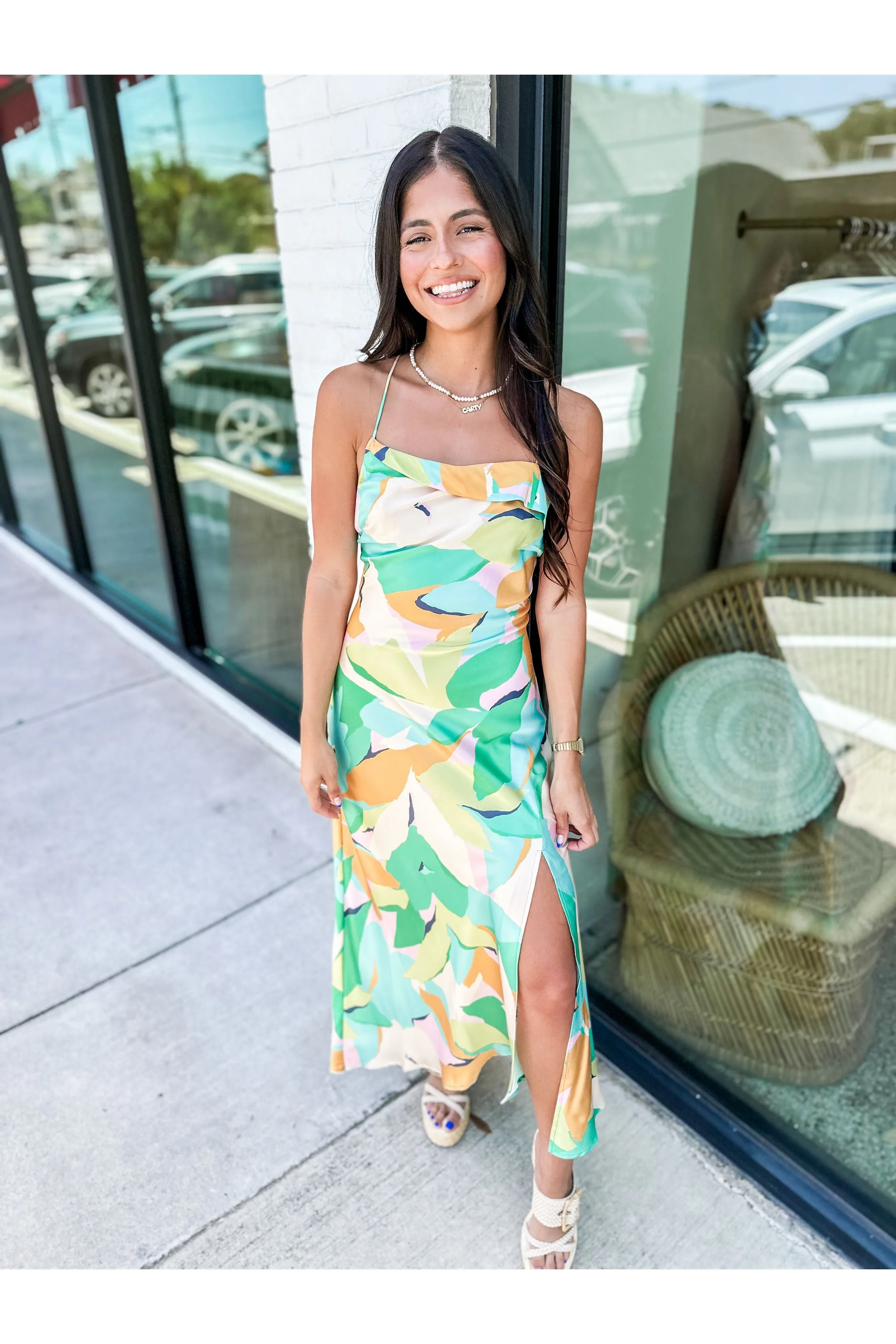 Afternoon Splendor Midi Dress
