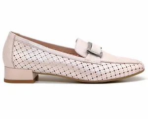 Bioeco Ladies Perforated Leather Loafer