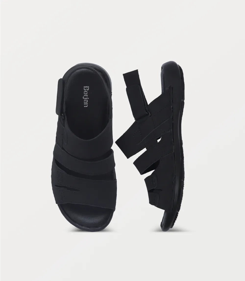 BM6820-BLACK-Men Sandals