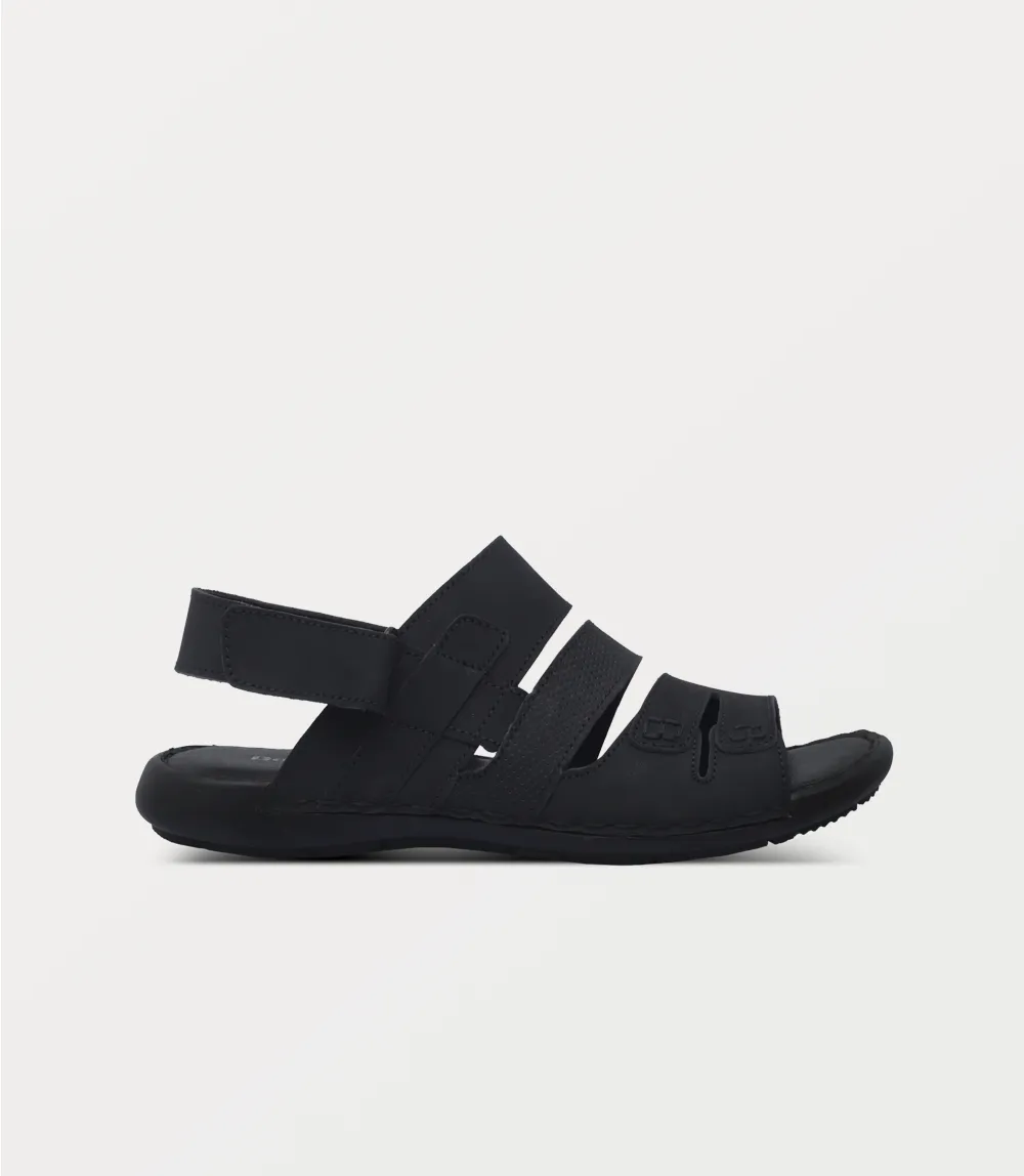 BM6820-BLACK-Men Sandals