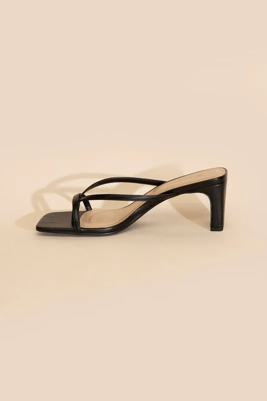 Bridget Slip On Heel Mule