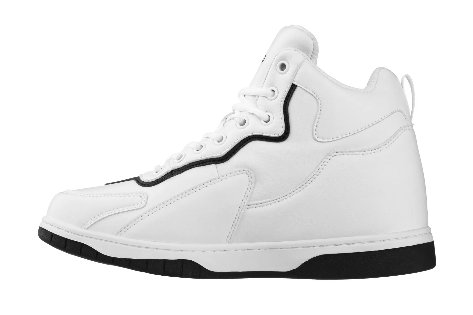 CALTO - S3269 - 3.2 Inches Taller (White/Black) - Sneakers