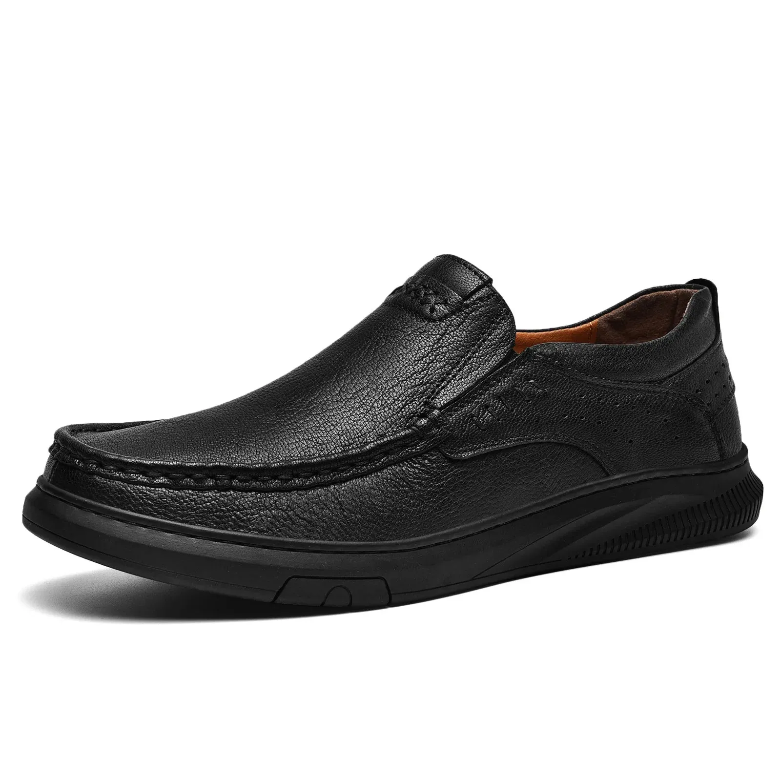 Carlo™ Genuine Cowhide Leather Shoes: Ultra Comfortable & Breathable