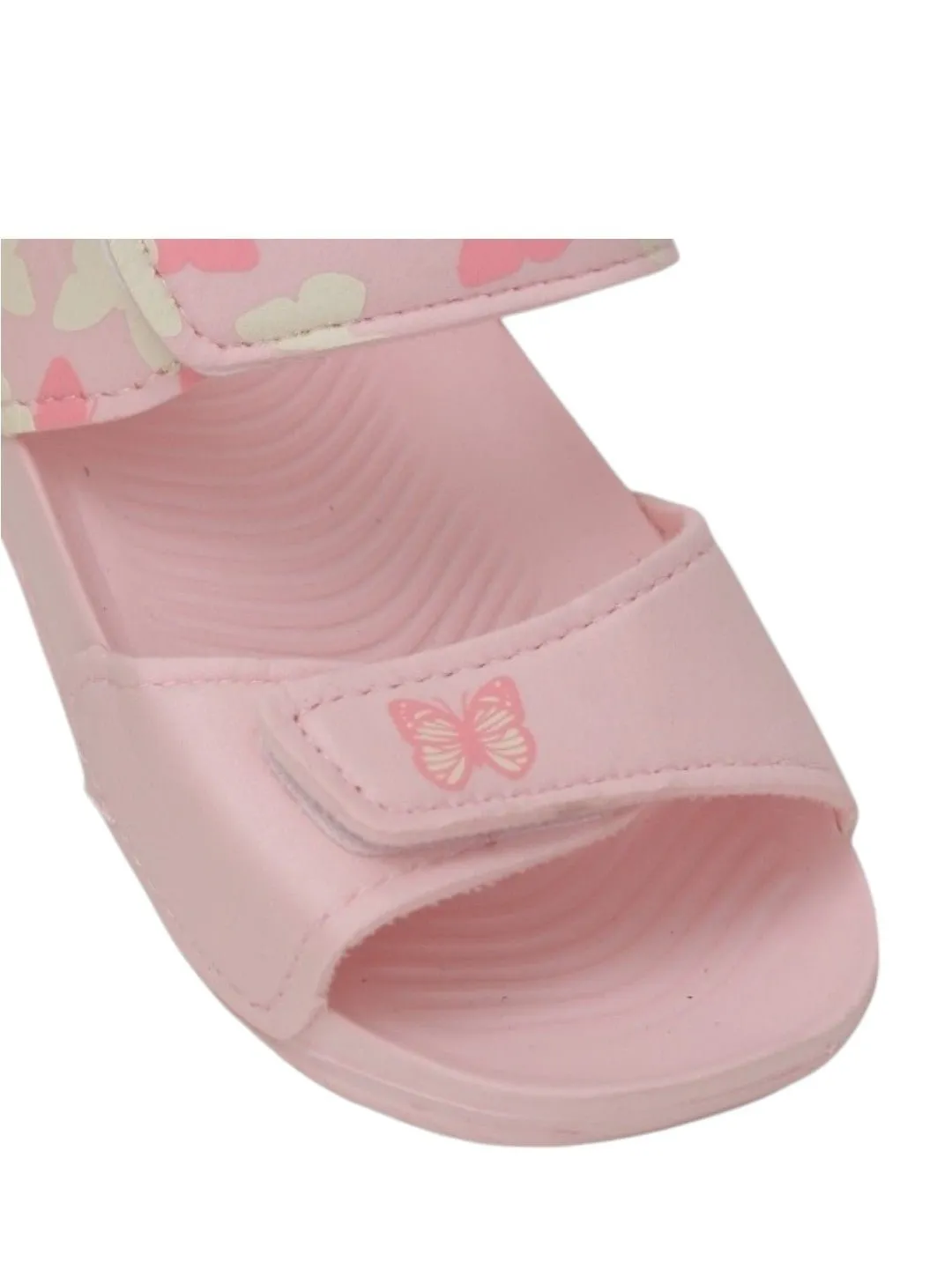 Charming Flutter Butterfly Print Sandals