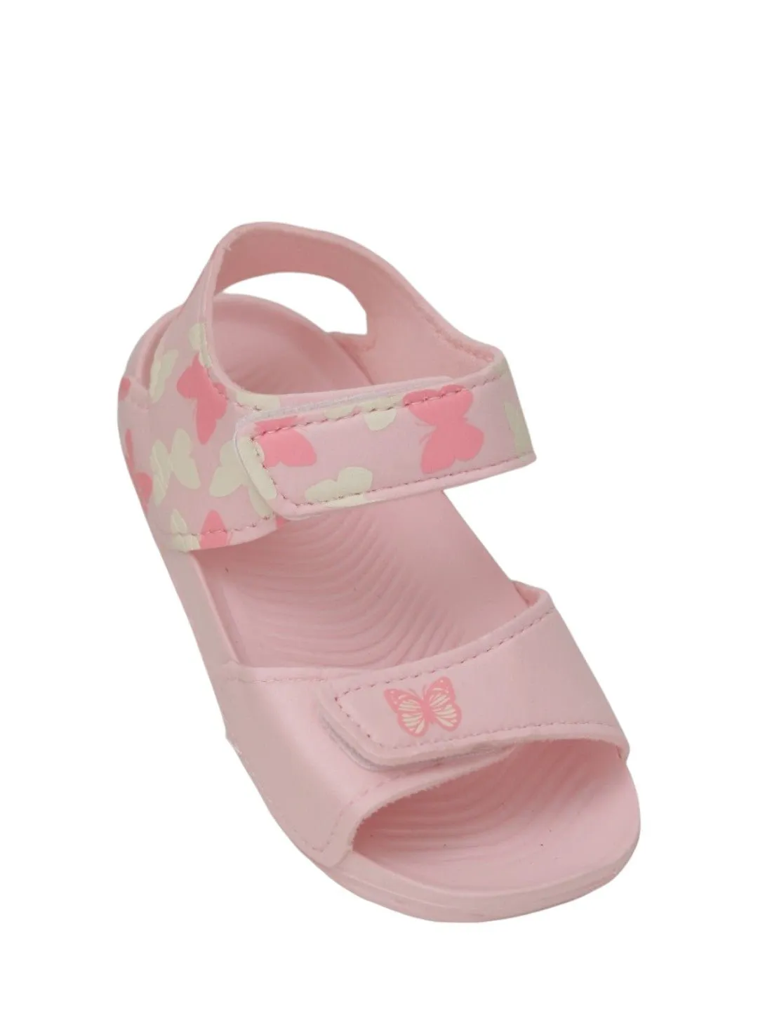 Charming Flutter Butterfly Print Sandals