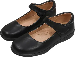 Children's Girl Mary Jane Leather Shoes Princess Classic Wedding Birthday Pary Dress Low Heel Platform Flat