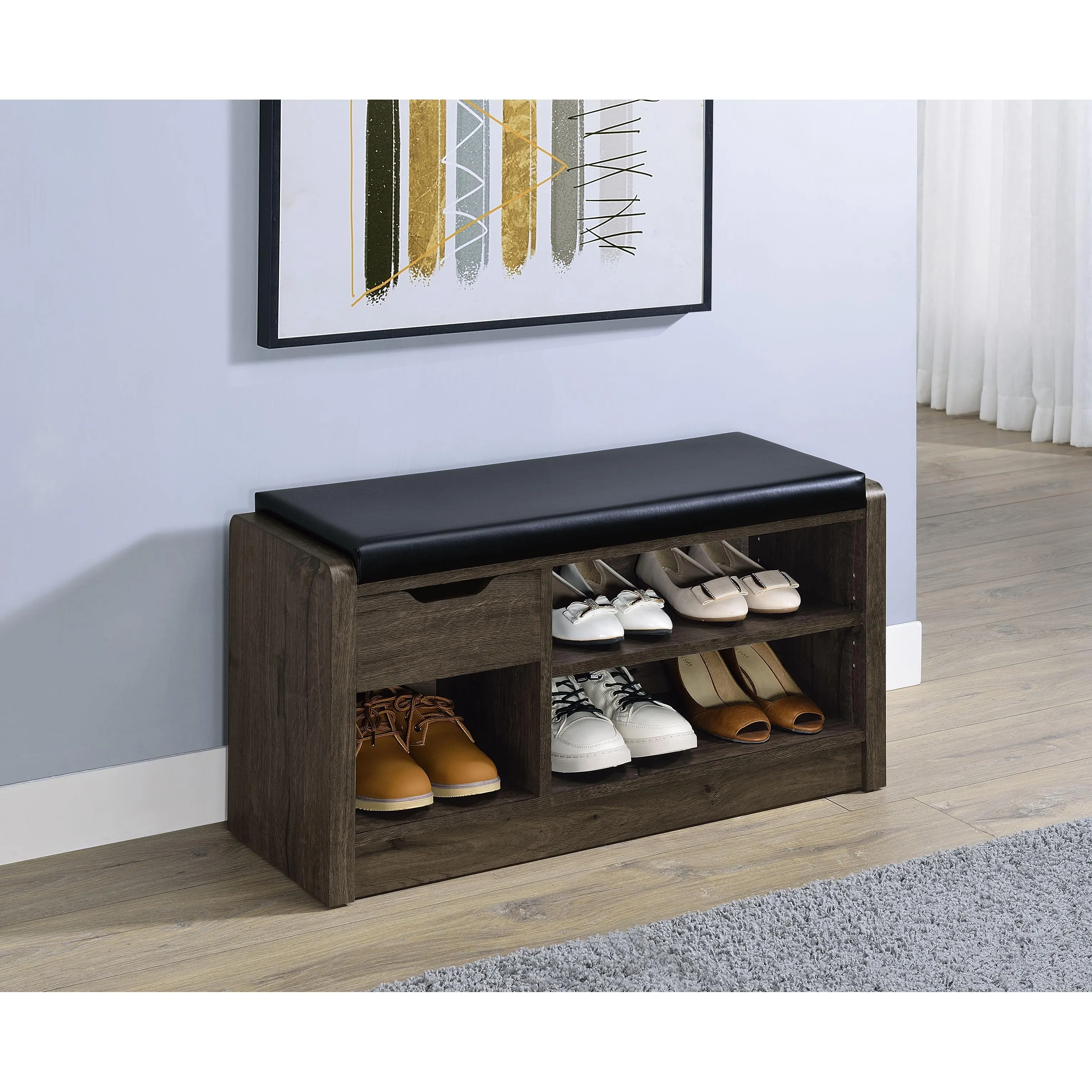 Coaster Furniture Arrington 910321 Storage Bench - Smoked Oak