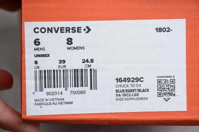 Converse WMNS Chuck Taylor 70 Vintage Canvas - Ozone Blue/Egret