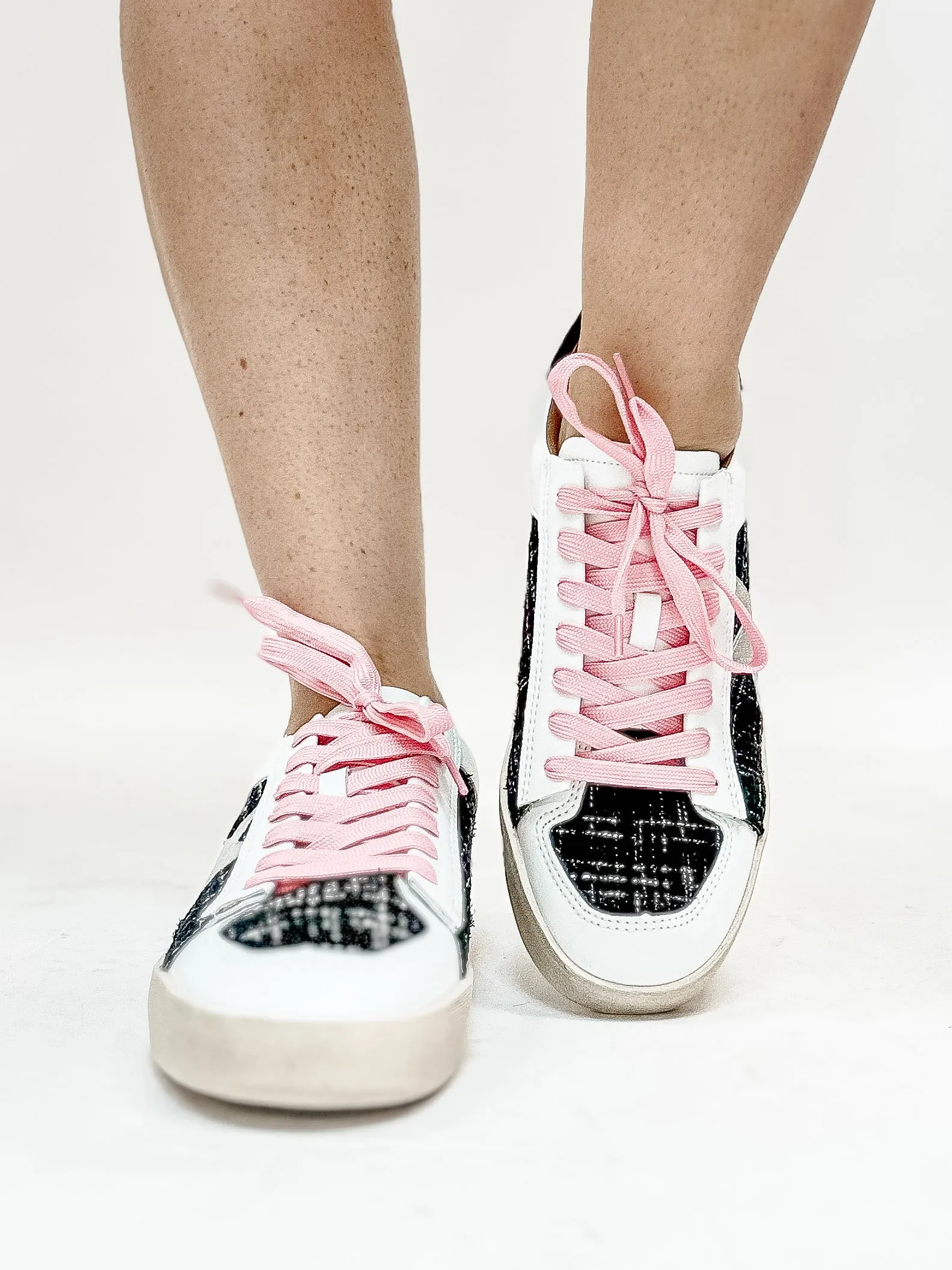 Corky's Black Tweed Another Round Sneakers FINAL SALE