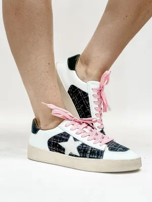 Corky's Black Tweed Another Round Sneakers FINAL SALE
