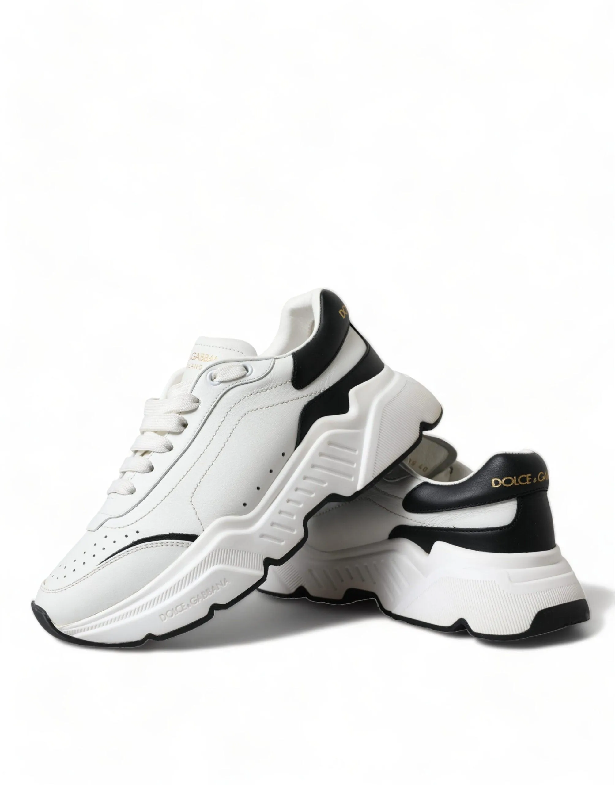 Dolce & Gabbana Hvid Sort Sneakers