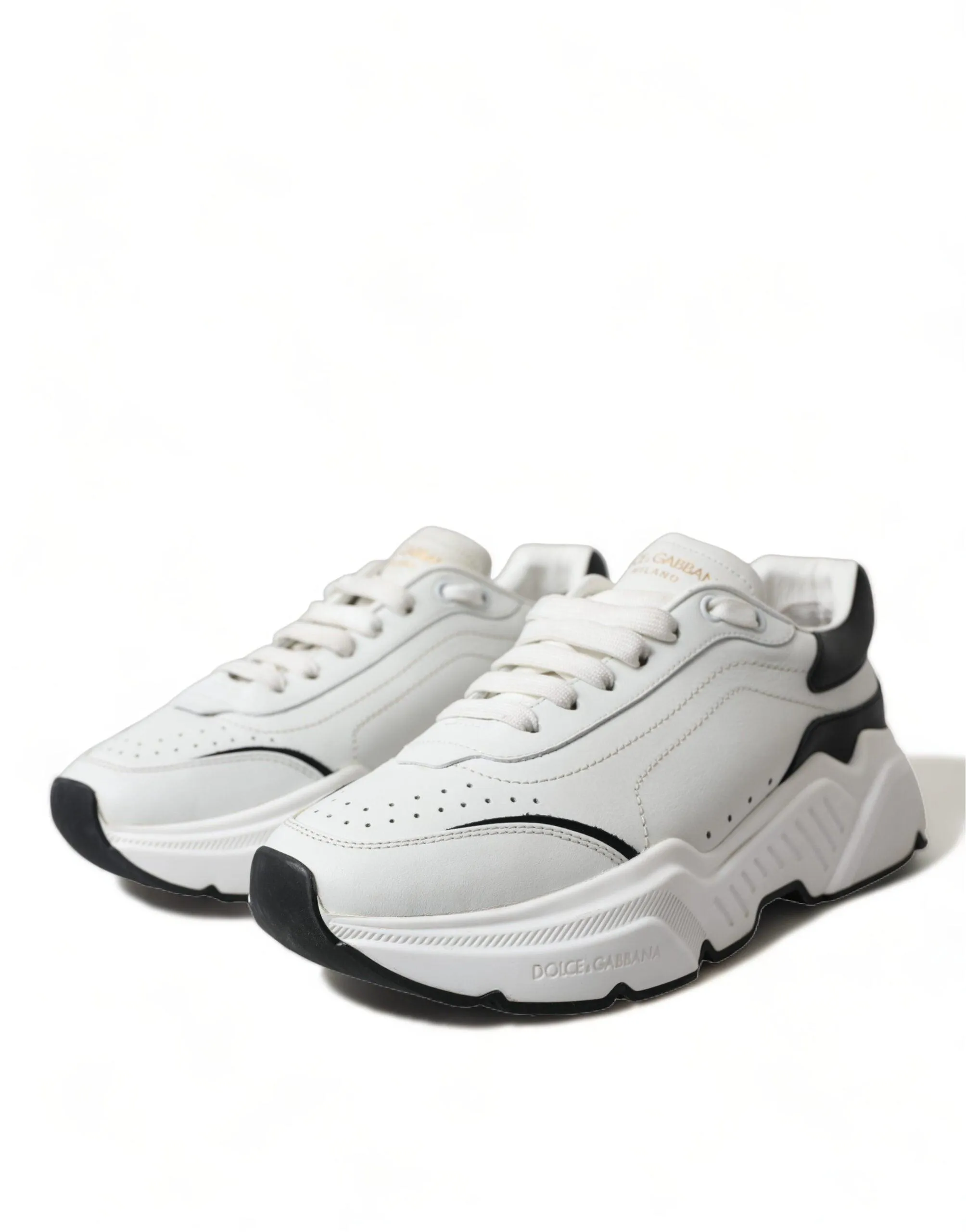 Dolce & Gabbana Hvid Sort Sneakers