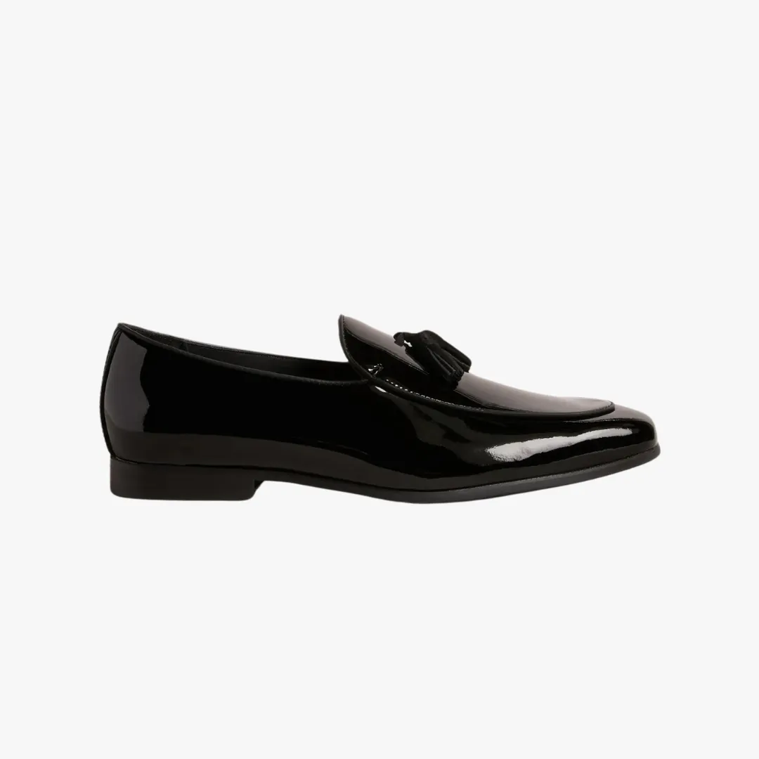 EROLL Mens Loafers Black