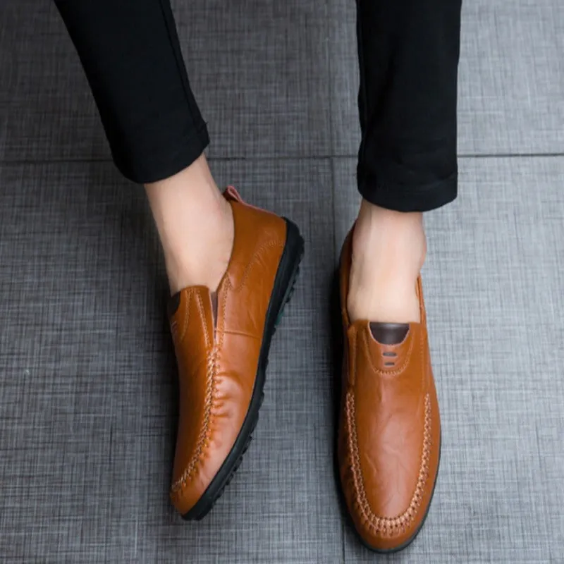 Fashion Casual Leather Loafers Shoes