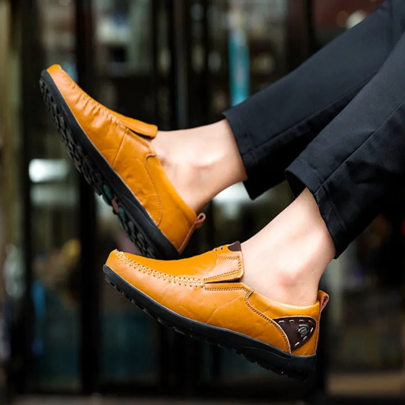 Fashion Casual Leather Loafers Shoes