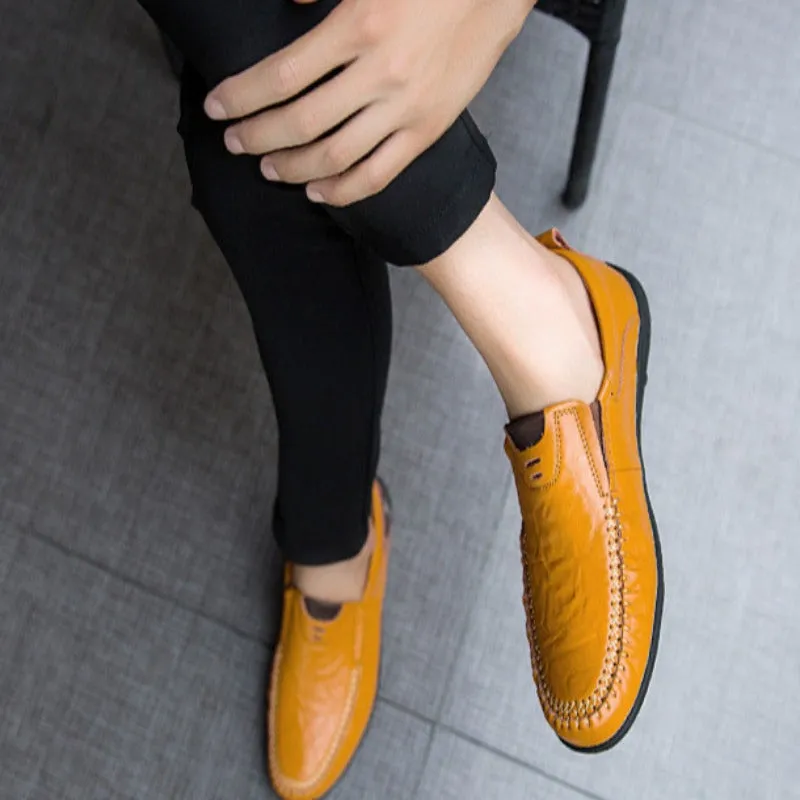 Fashion Casual Leather Loafers Shoes