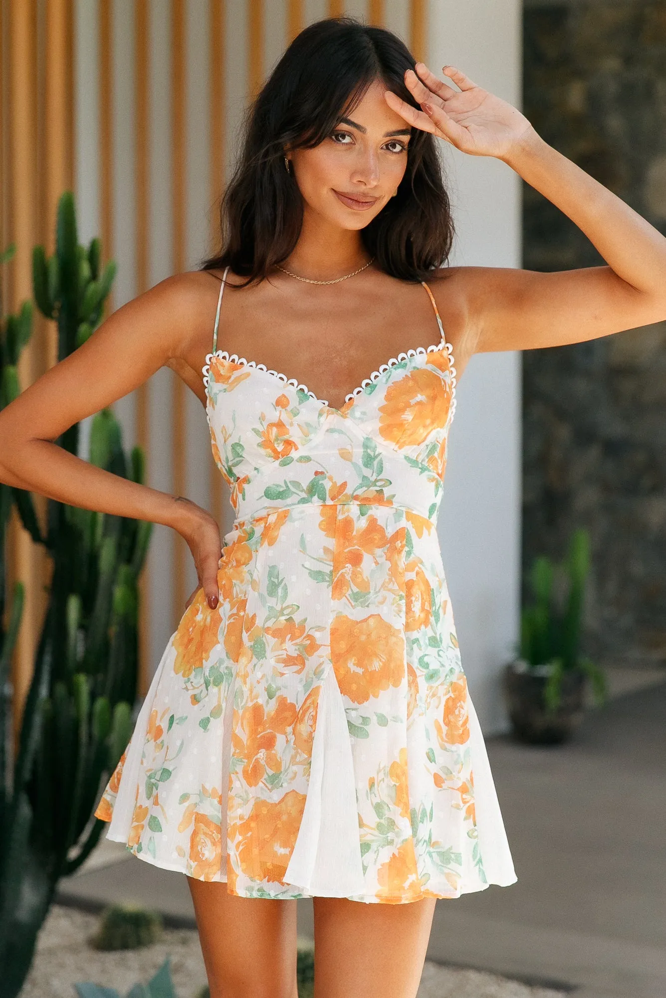 Feel The Sun Dress Orange