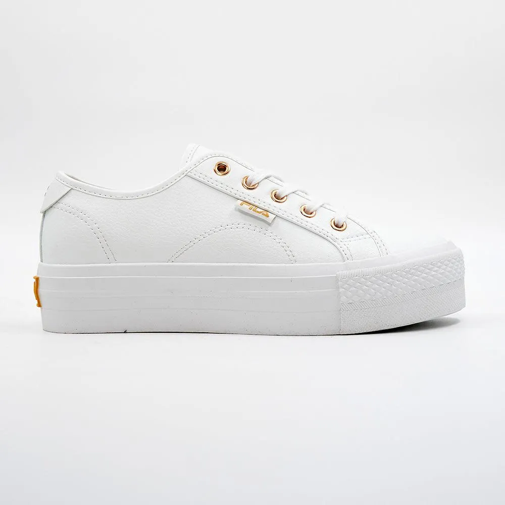 FILA Alessia Metallic  Sneaker - Gold/White