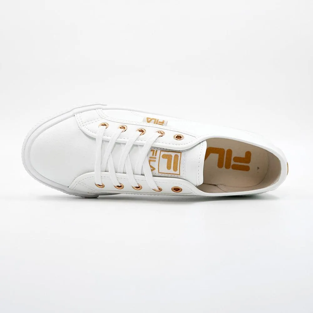 FILA Alessia Metallic  Sneaker - Gold/White