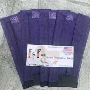 Fly Free Insect Protection Boots - Purple
