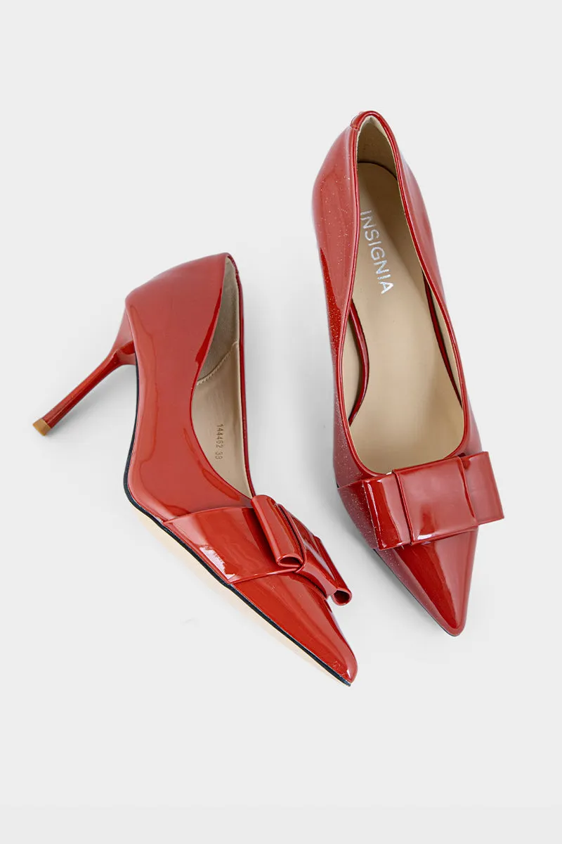 Formal Court Shoes I44462-Coffee