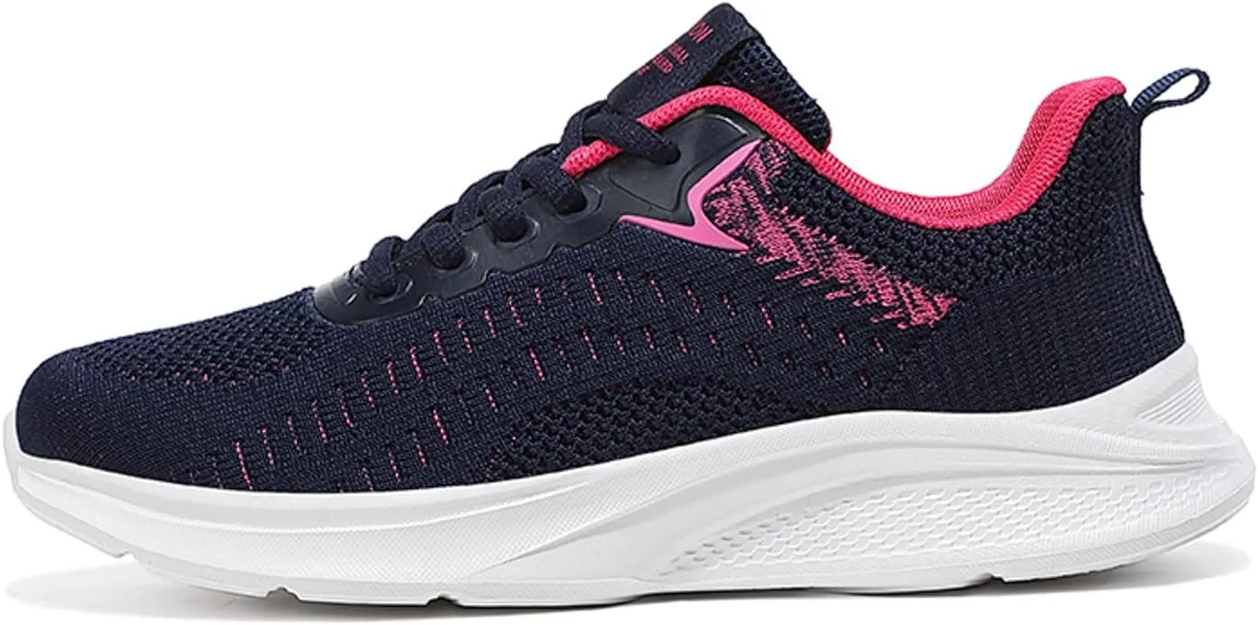 Girl Fashion Sneakers Business Casual Shoes Women Sneakers Fashion Summer New Pattern Mesh Breathable Comfortable Non Slip Lace Up Large Shoes Espadrilles Workout Gym Outdoor Shoes