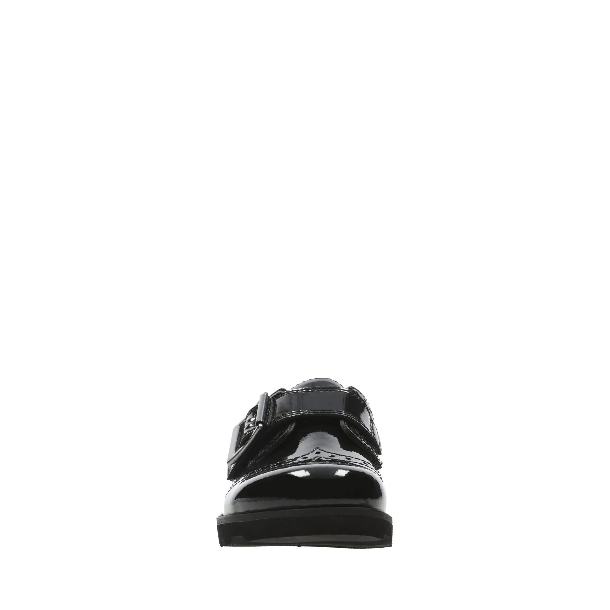 Girls Clark Crown Pride Black Patent Leather
