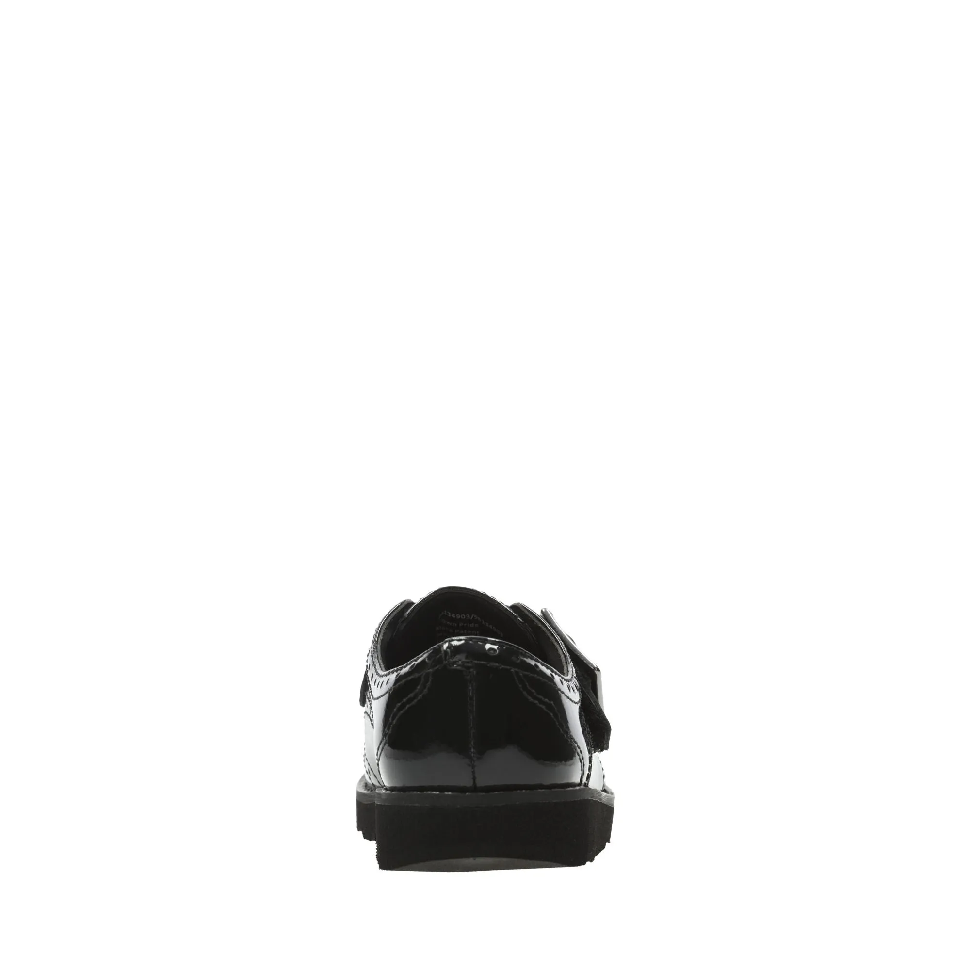 Girls Clark Crown Pride Black Patent Leather