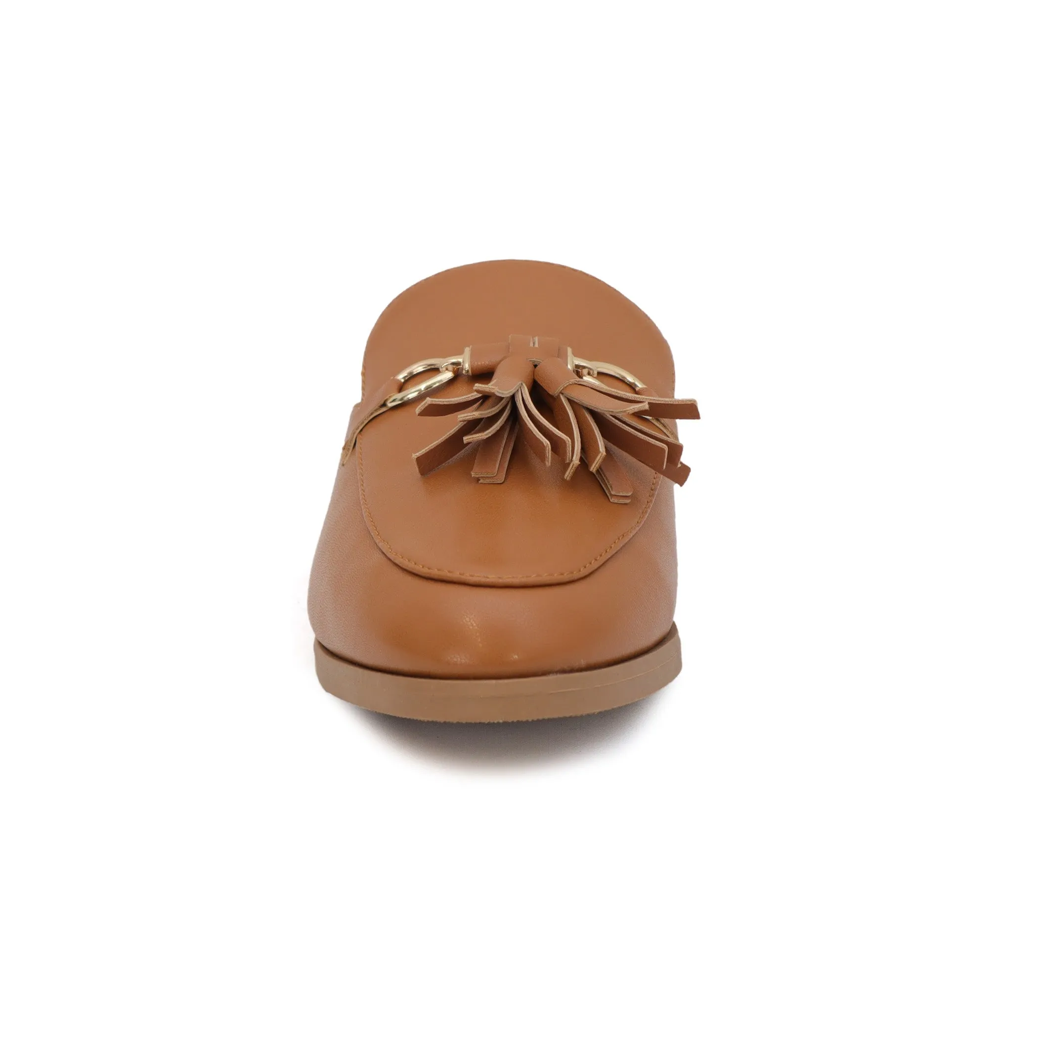 JACEY-04 Women's Basic Tassled Mules