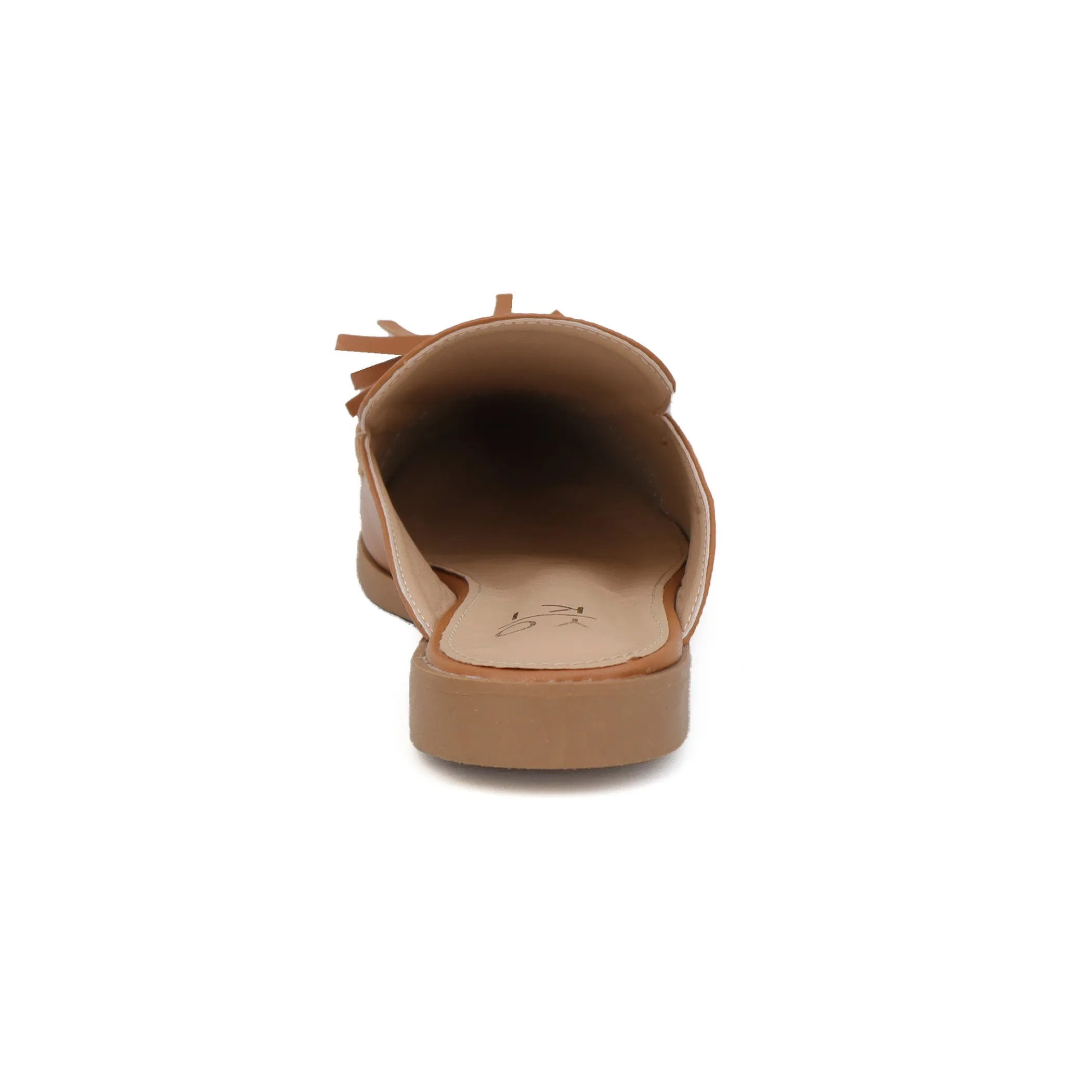 JACEY-04 Women's Basic Tassled Mules