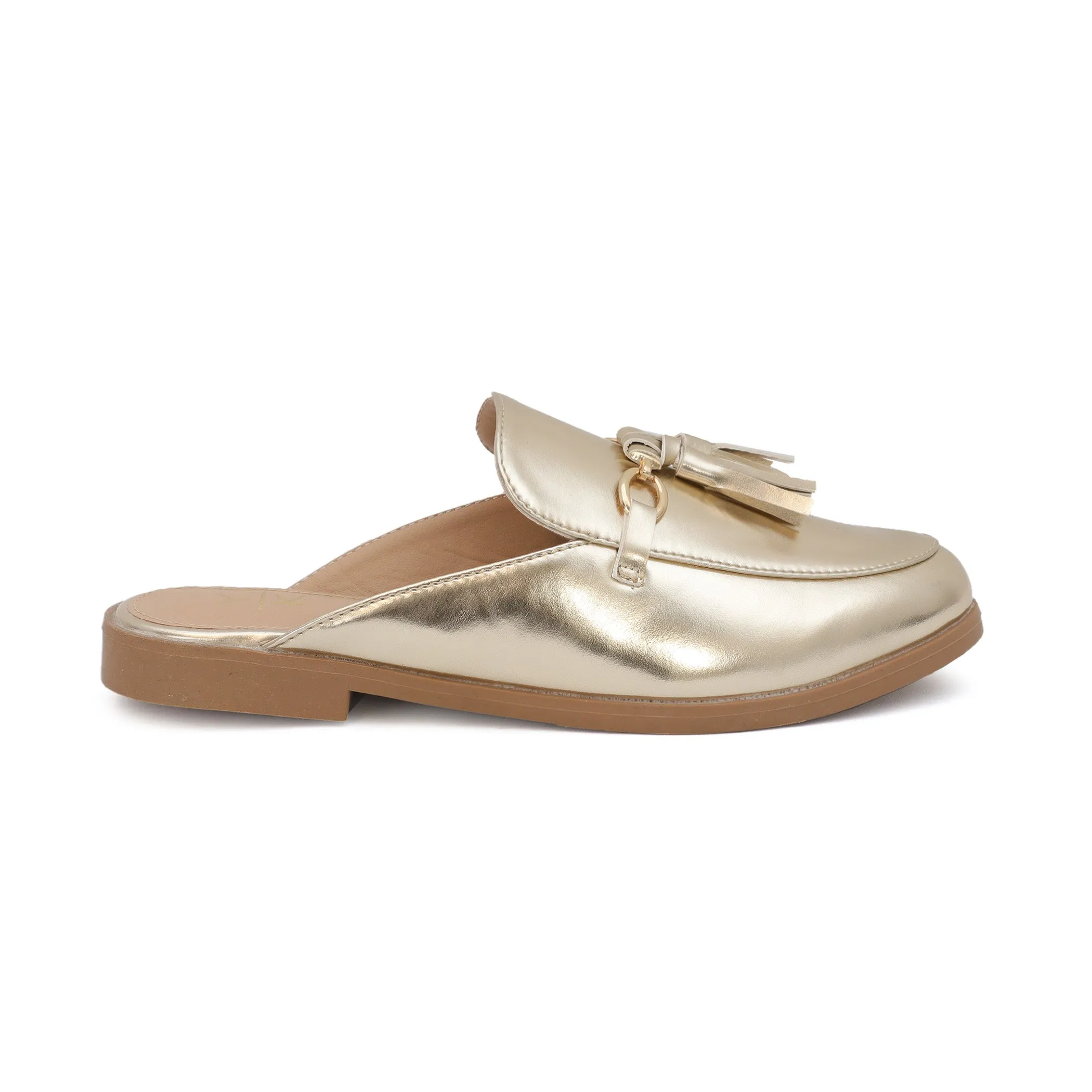 JACEY-04 Women's Basic Tassled Mules