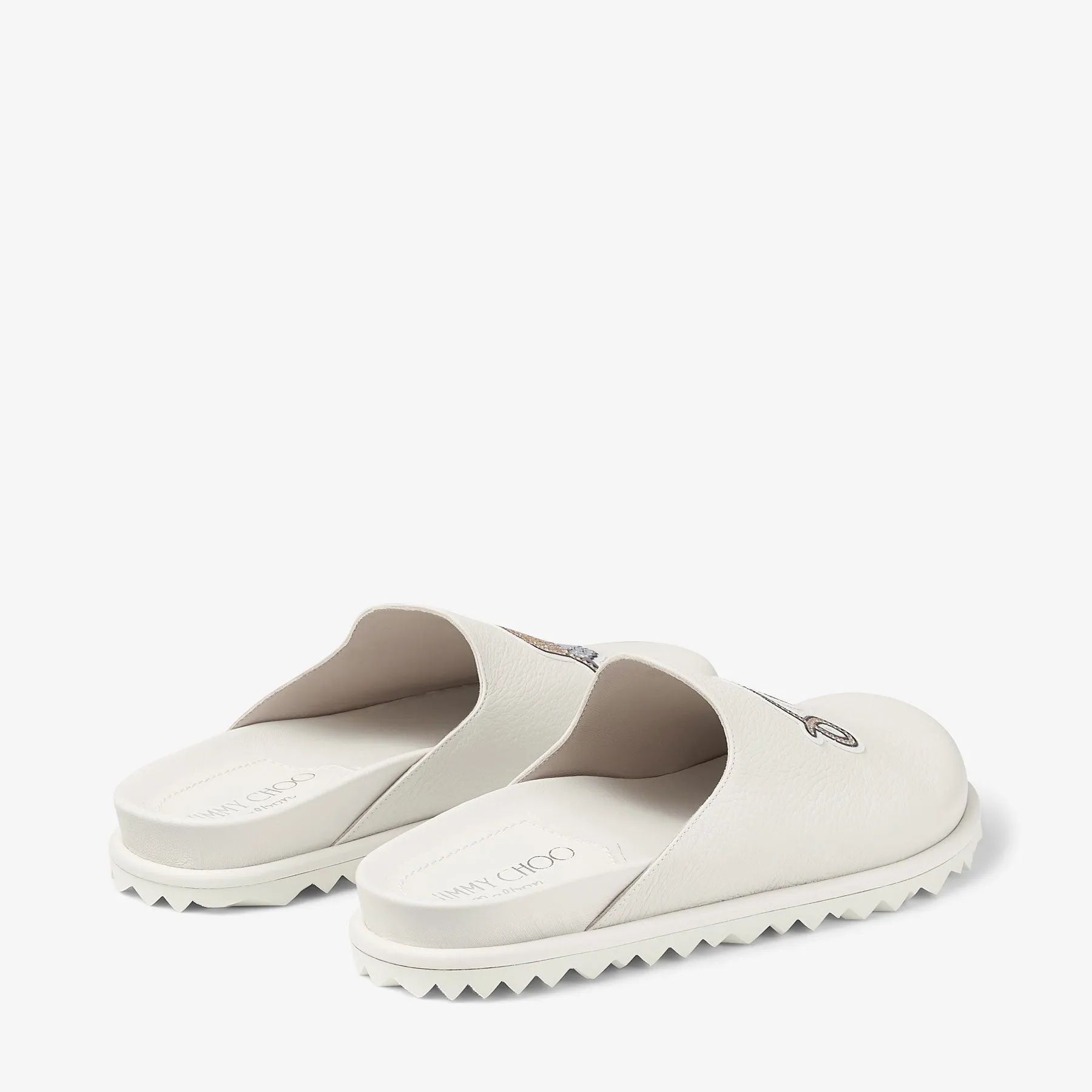 JIMMY CHOO X MALBON LEATHER MULE (WOMEN)