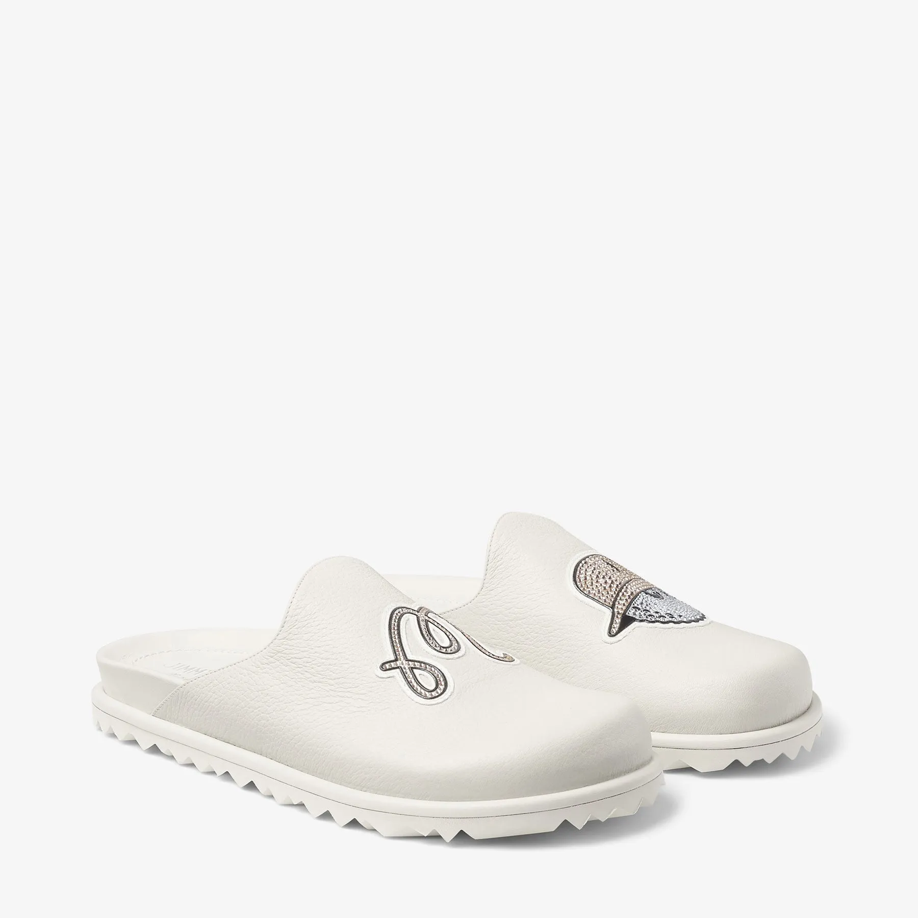 JIMMY CHOO X MALBON LEATHER MULE (WOMEN)