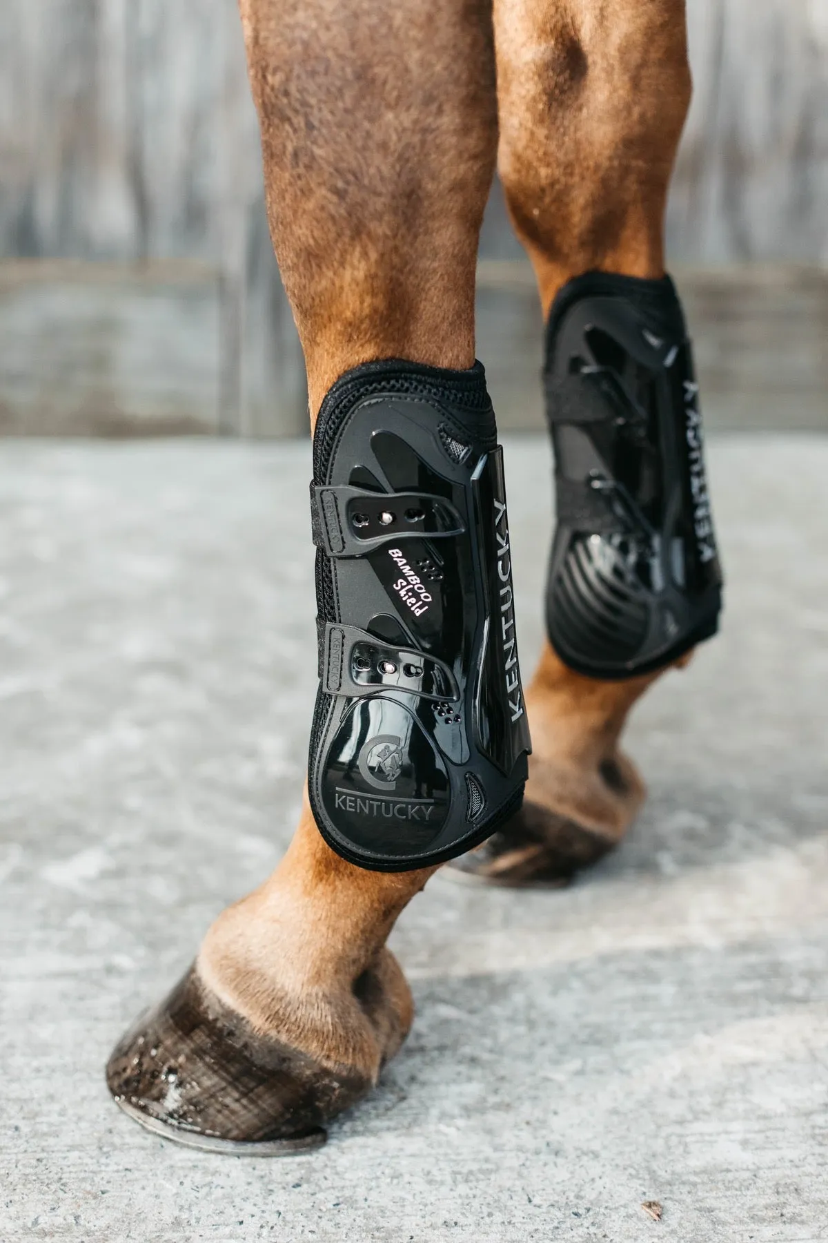 Kentucky Horsewear Bamboo Tendon Boots, Black