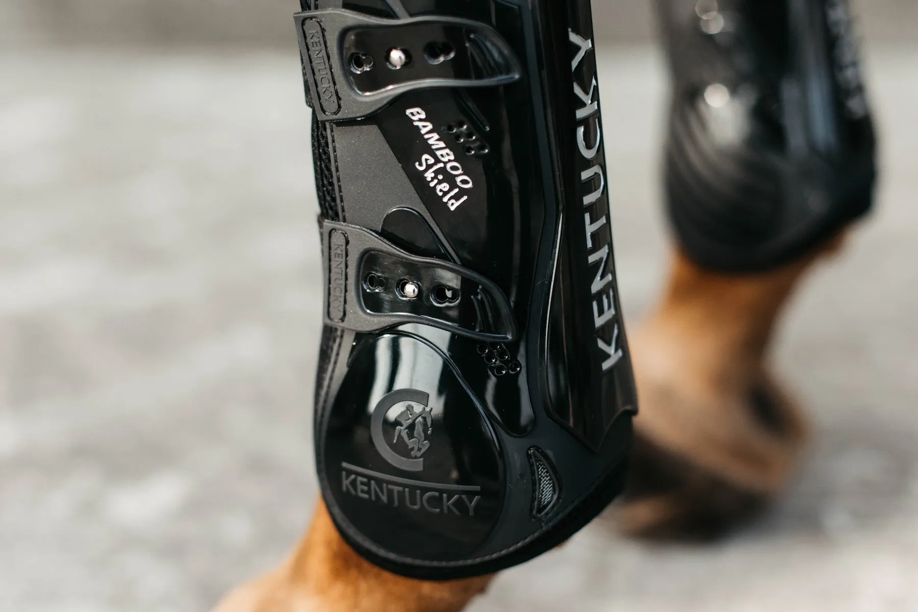Kentucky Horsewear Bamboo Tendon Boots, Black