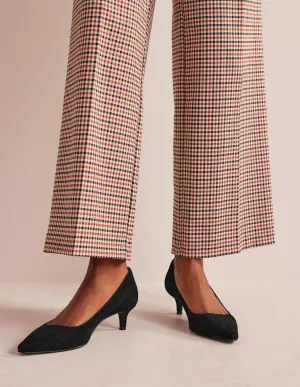 Lara Low-Heeled Court Shoes-Black