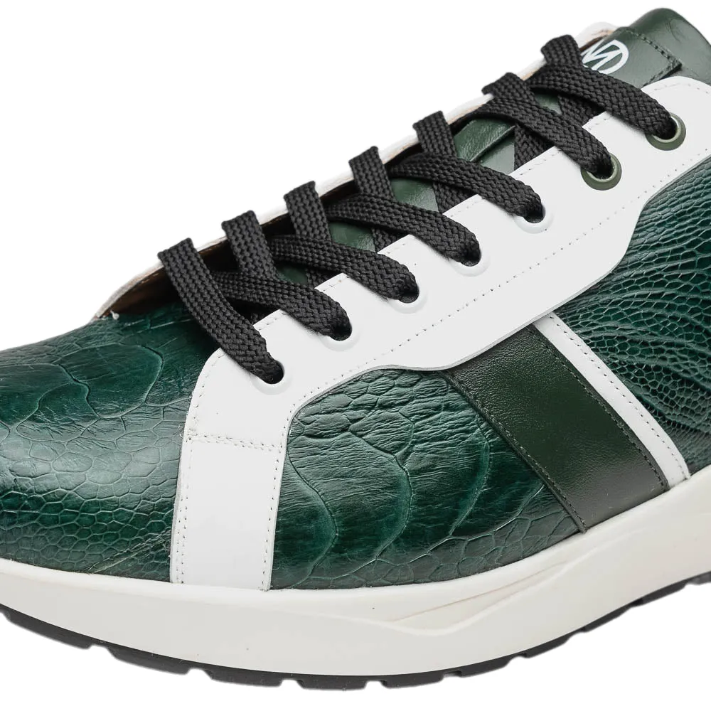 Marco Di Milano Lyon Ostrich and Rubber Green-white