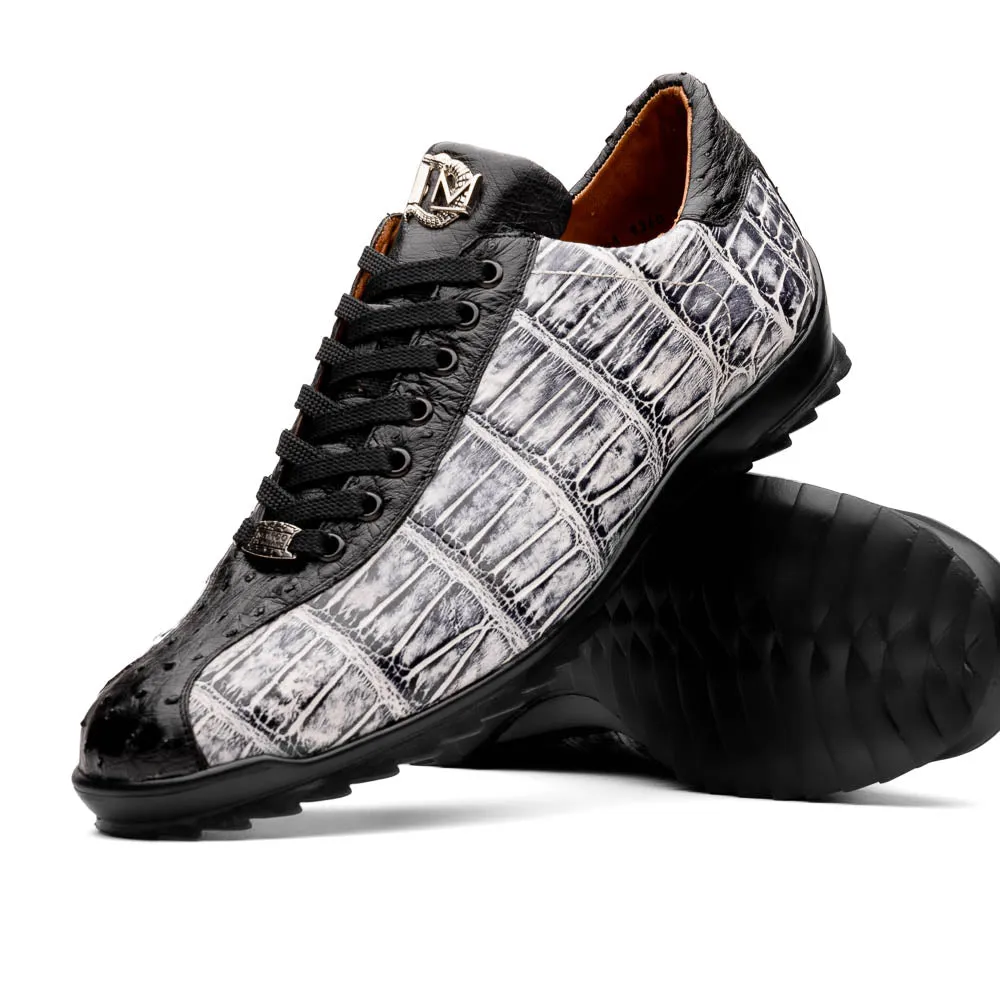 Marco Di Milano Saulo Alligator Ostrich and Rubber Newspaper