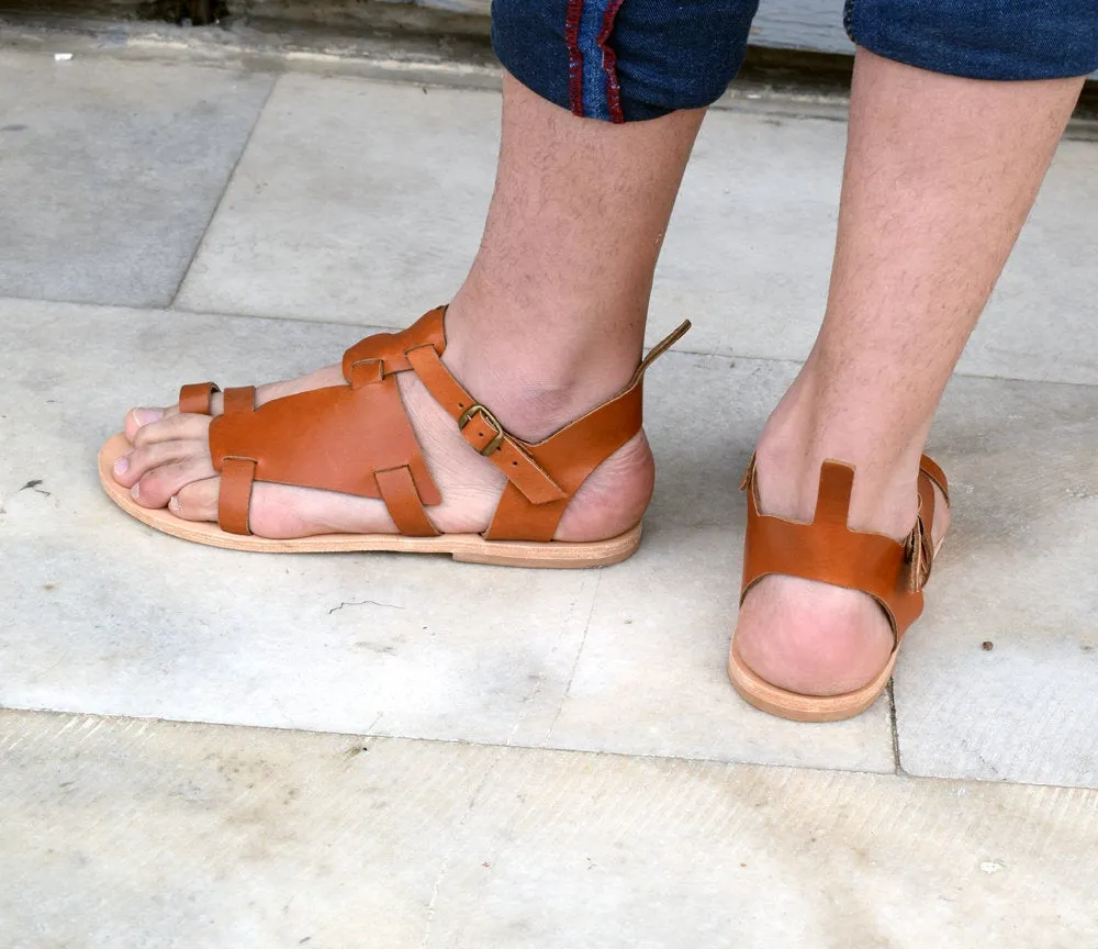 Men leather sandals/ Gift for him/ Greek sandals/ Men sandals/ fashion sandals/ designer sandals/ Handmade sandals/ Tampa sandals 2018 men