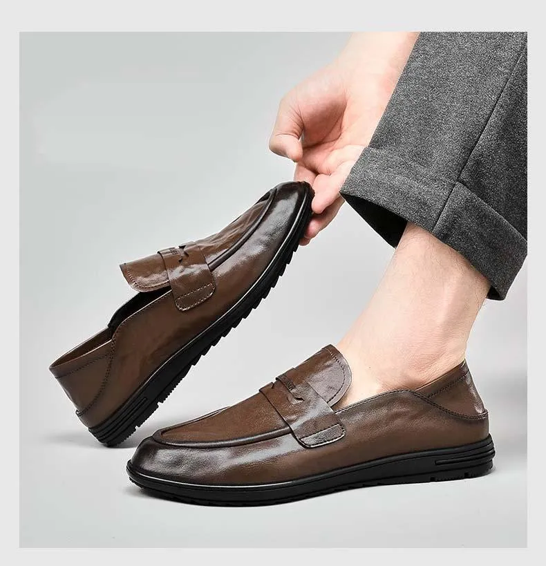 Men's breathable slip-on casual loafers