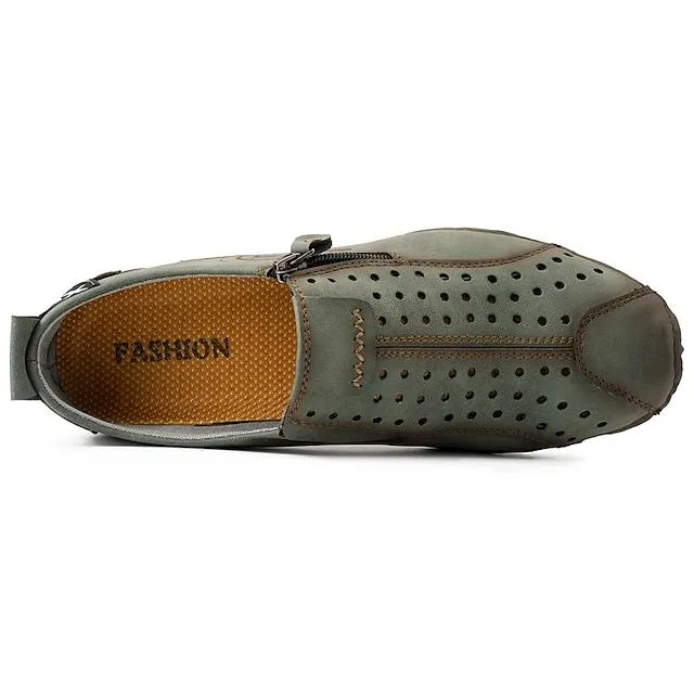Men's Casual British Daily Microfiber Breathable Loafers