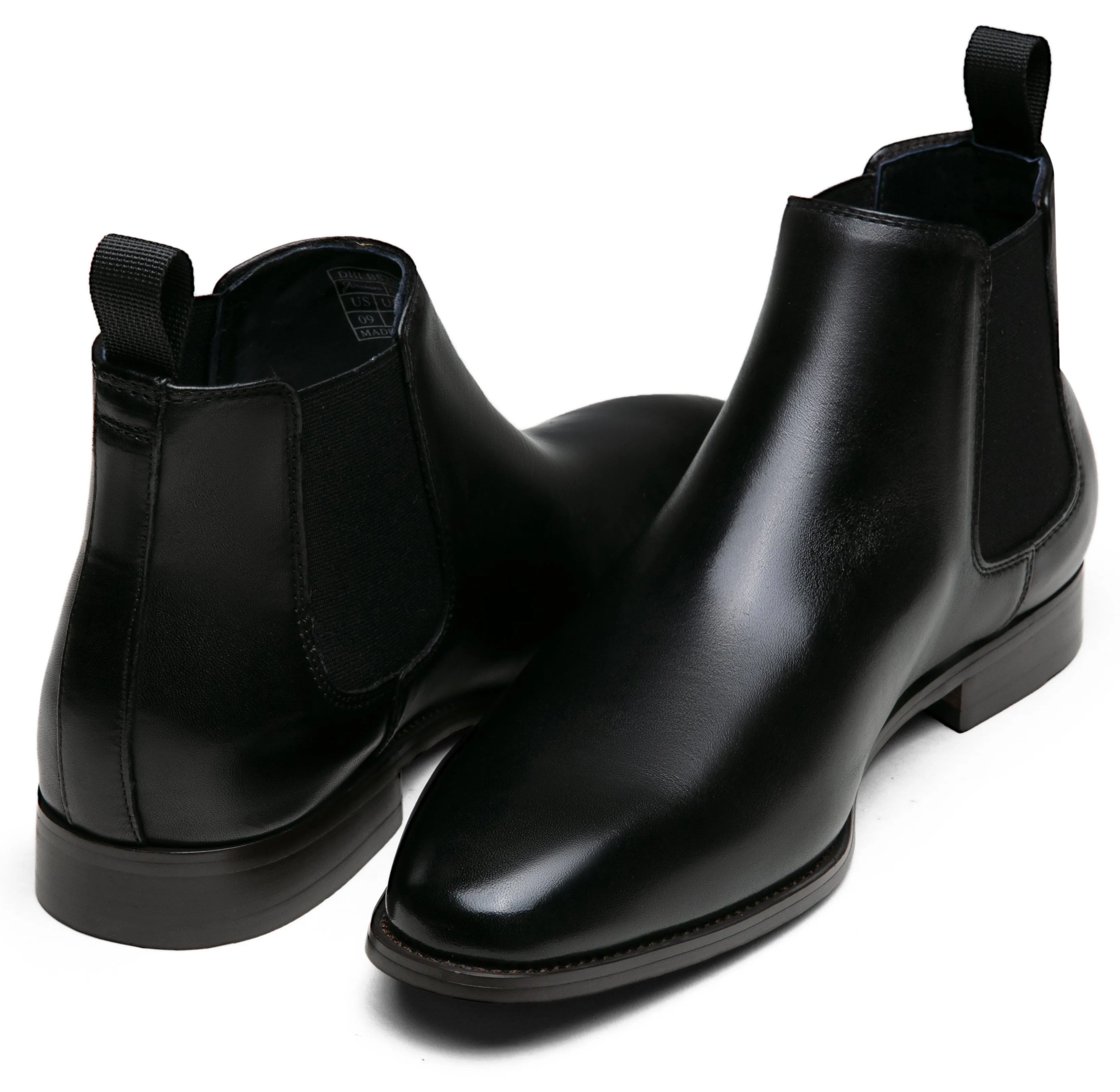 Men's Polished Leather Chelsea Dress Boot | JOUSEN