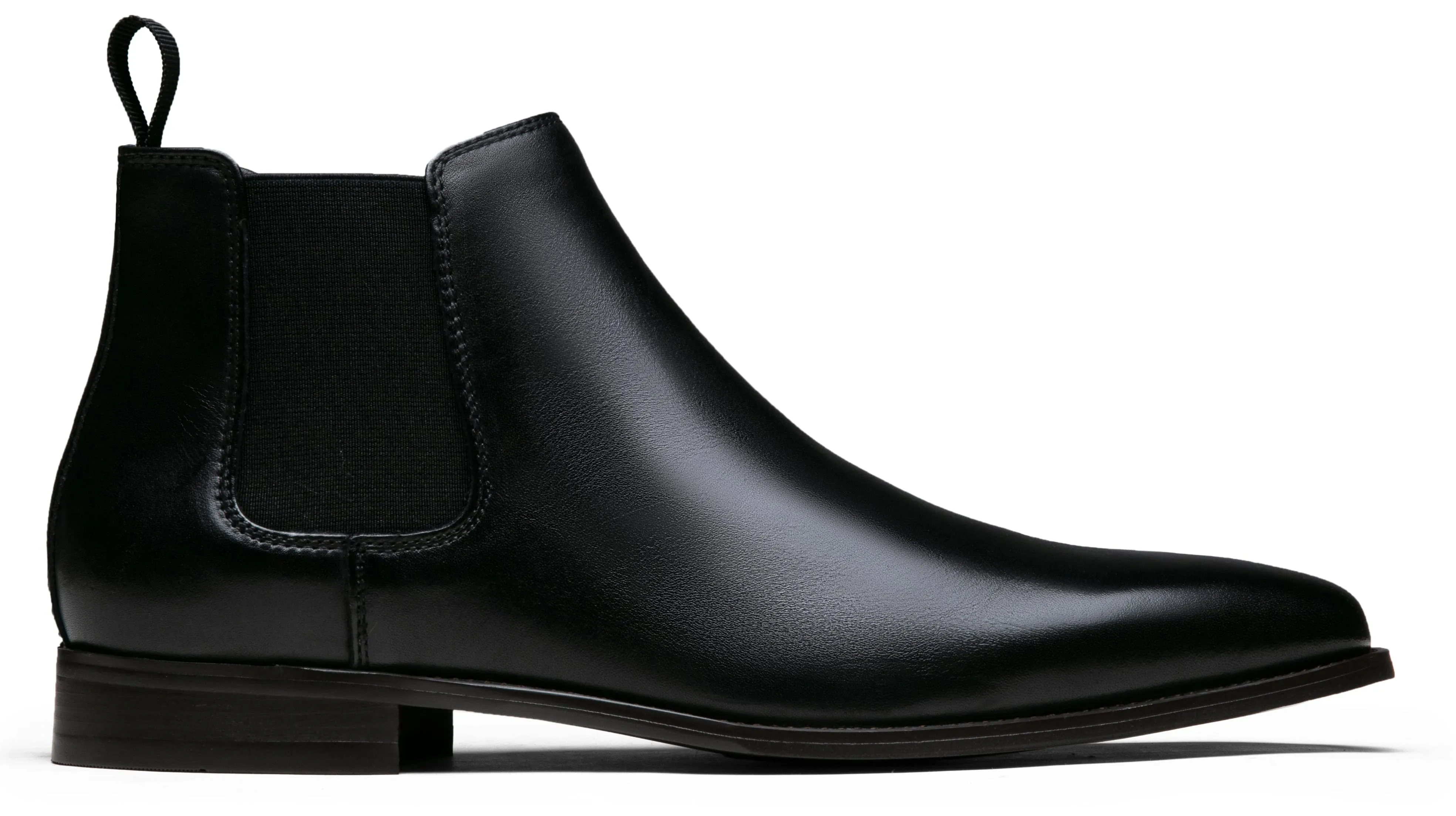 Men's Polished Leather Chelsea Dress Boot | JOUSEN