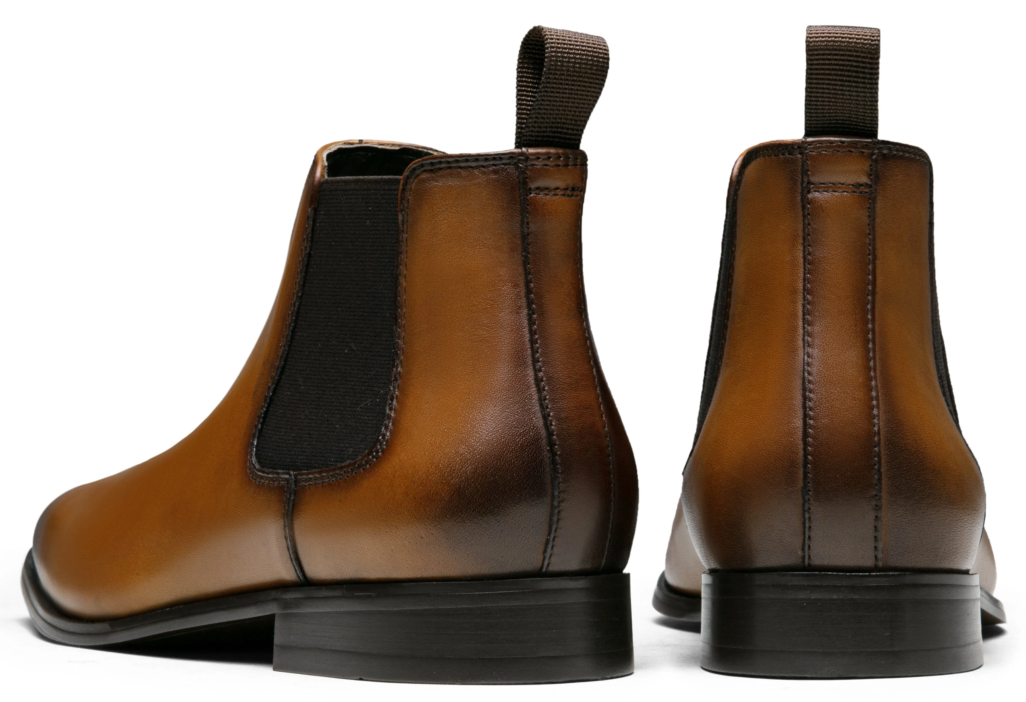 Men's Polished Leather Chelsea Dress Boot | JOUSEN