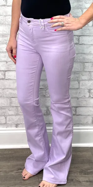 Mid Rise Flare Jean with Clean Finished Hem